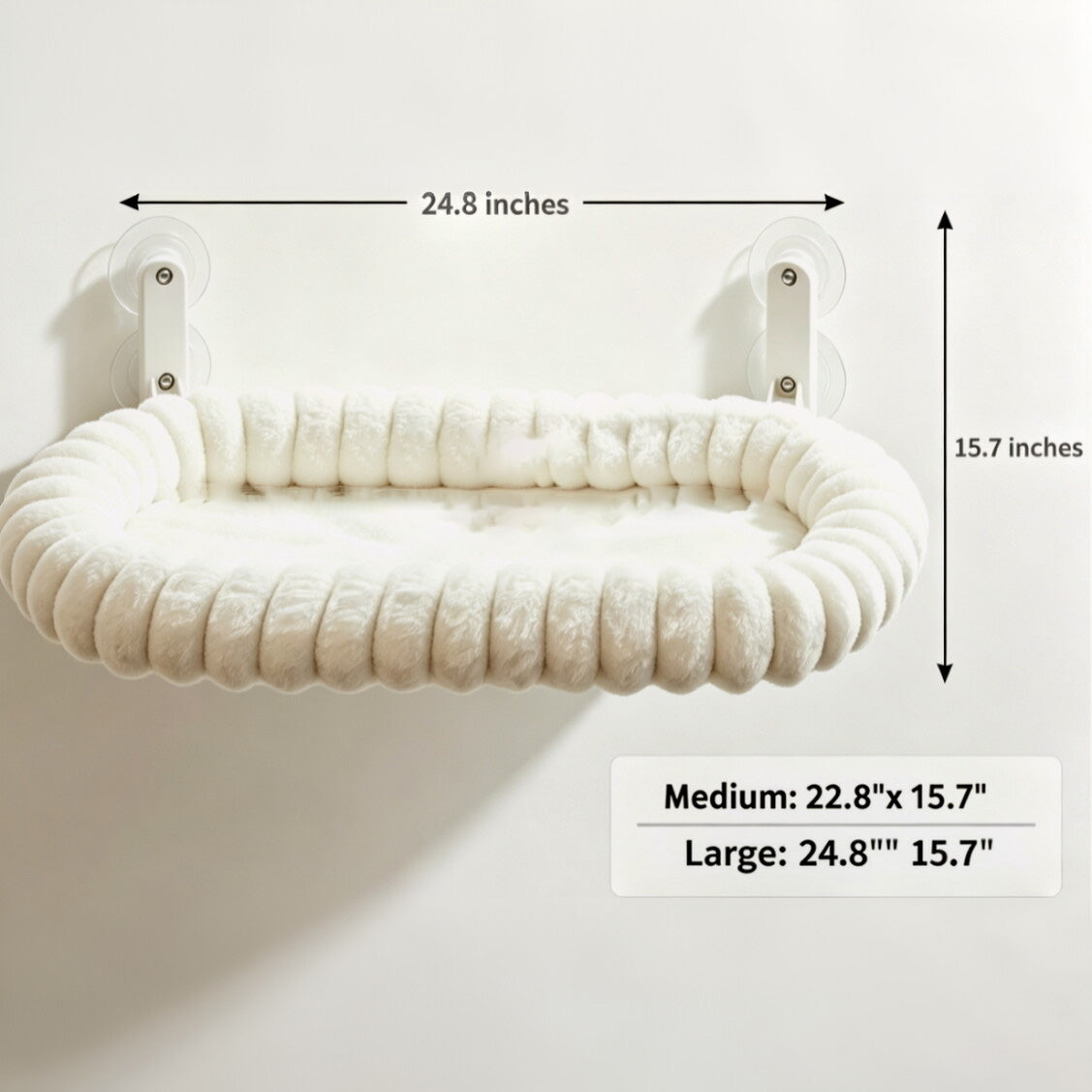 Cat Window Perch with Foldable Hammock Bed